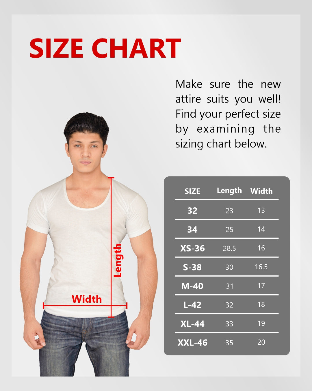 Men's Basic Cotton Vest (Short Sleeve)