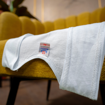 Pack of 3 Men's Basic Cotton White Vest (Sleeveless)