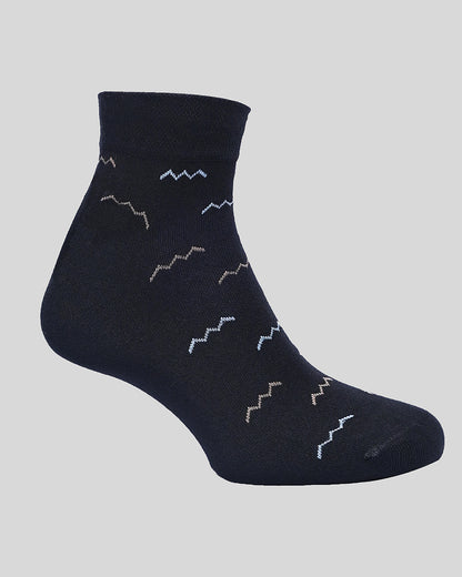 Men's Anker Socks Wave-Black