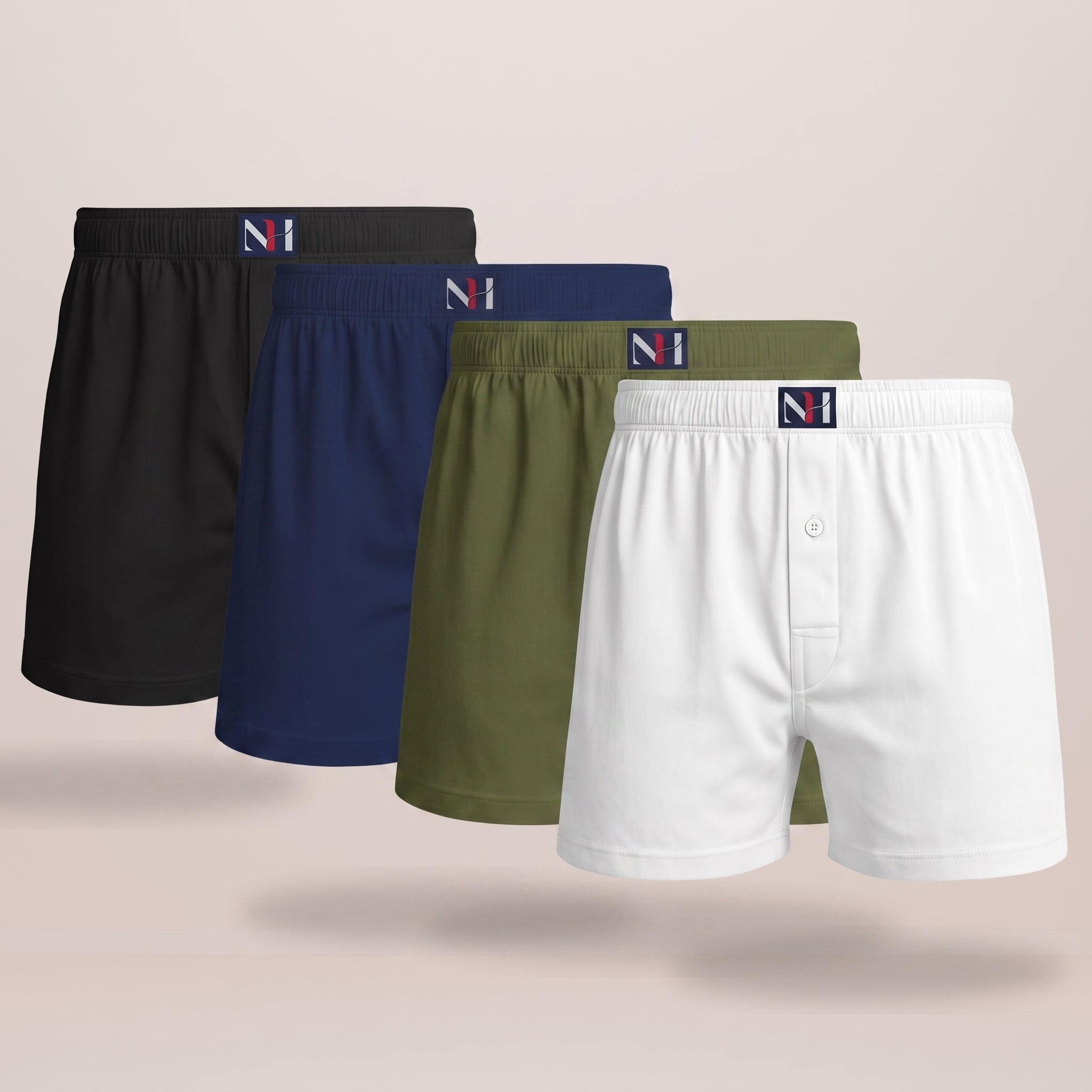 Pack of 4 Men's Boxer Shorts