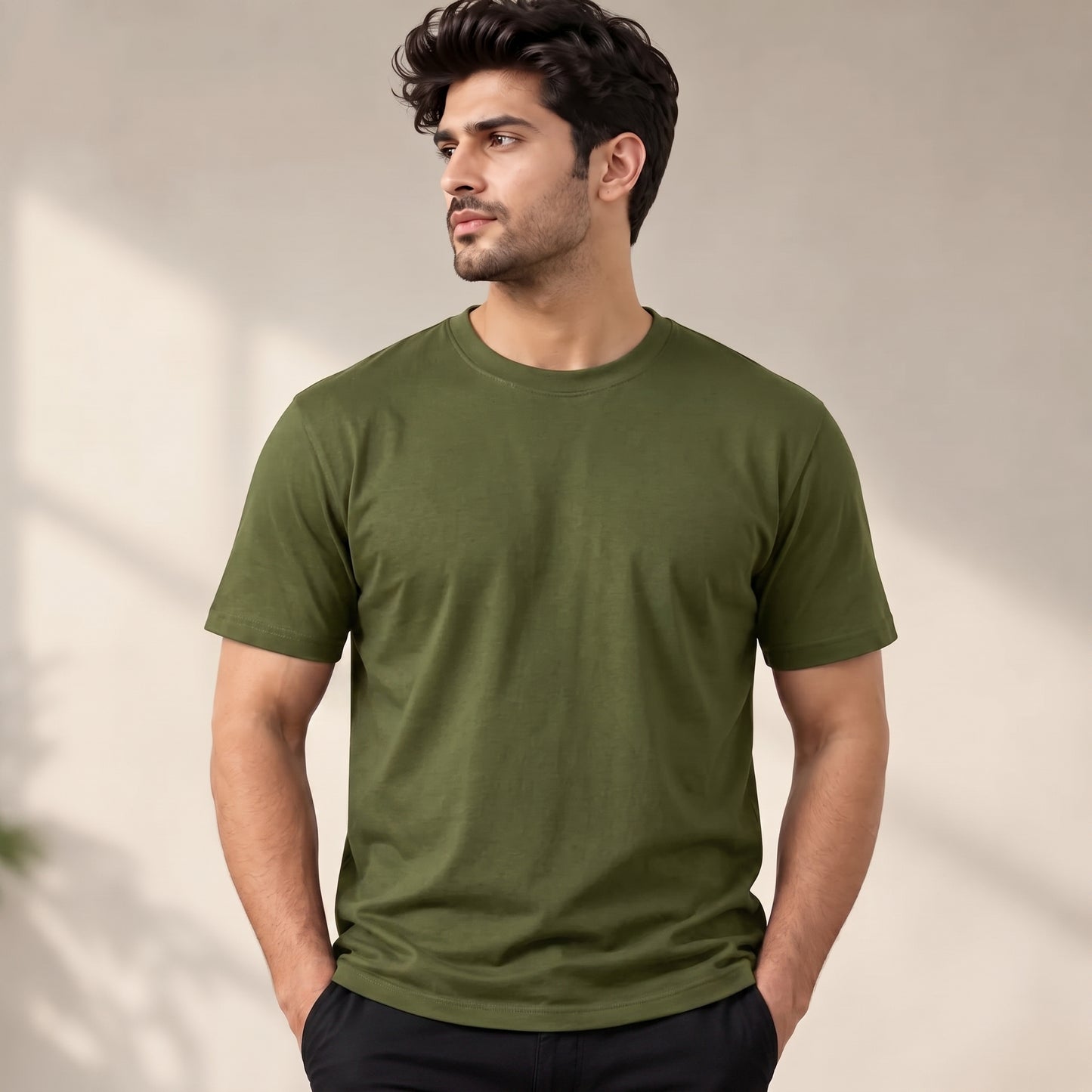 Pack of 3 Basic Cotton T-Shirts