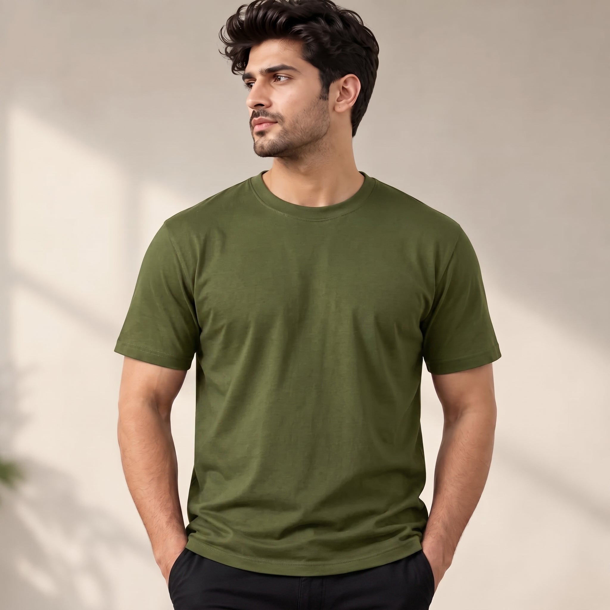 Pack of 3 Basic Cotton T-Shirts