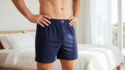 (Pack of 3) Men's Navy Boxer Shorts