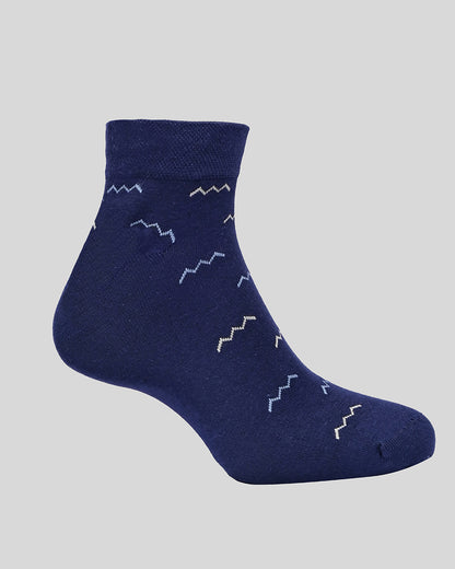 Men's Anker Socks Wave-Blue