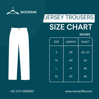 Men jersey Cotton trouser