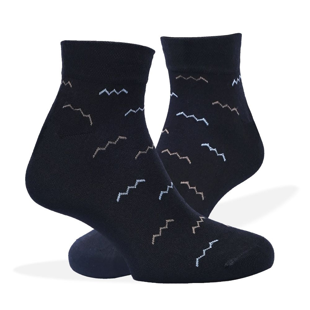 Men's Anker Socks Wave-Black