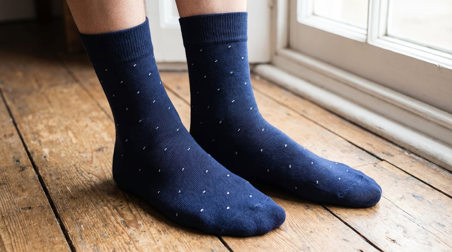 Men's Socks Long Dotted