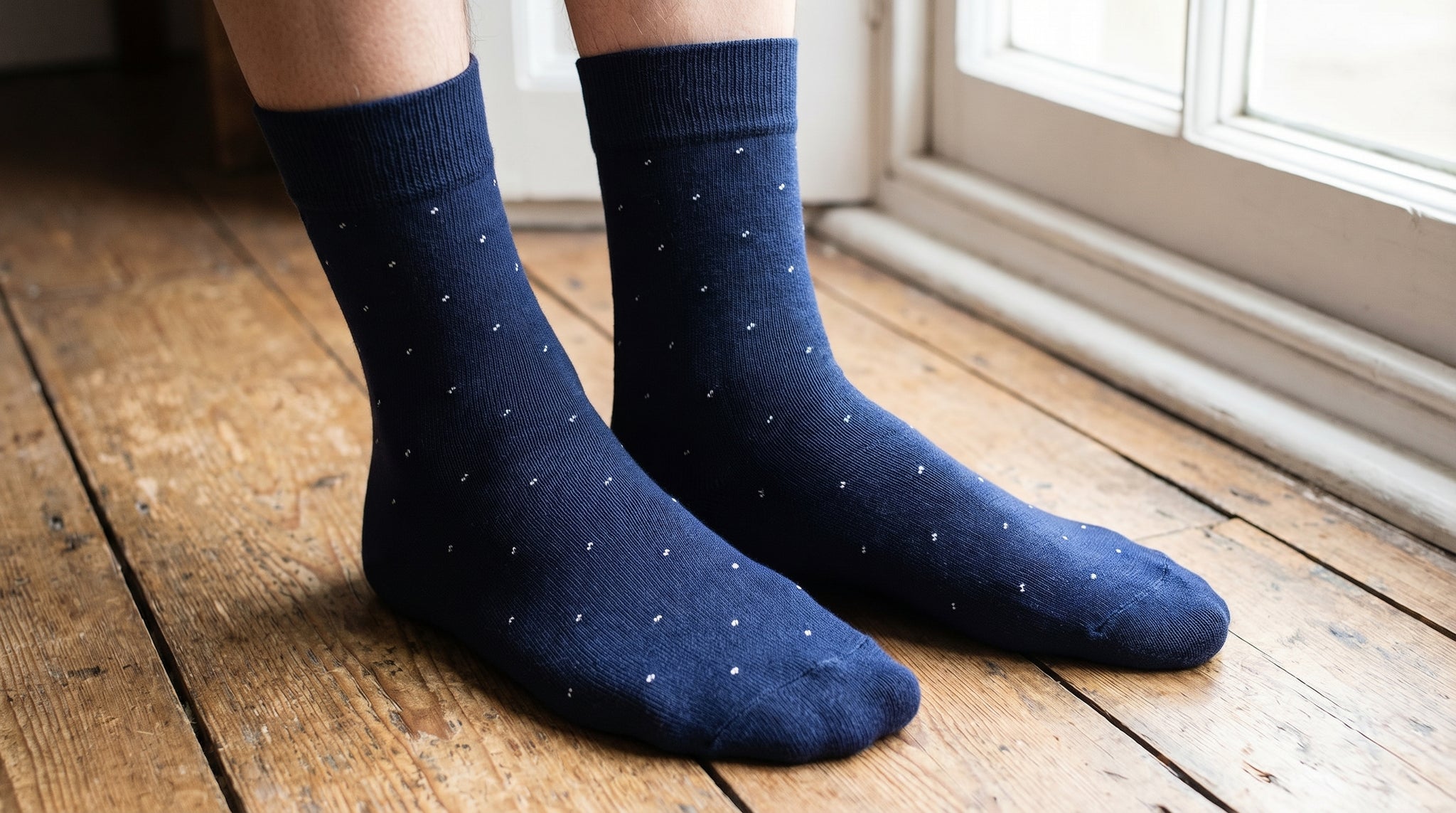 Men's Socks Long Dotted
