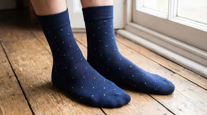 Men's Socks Long Dotted