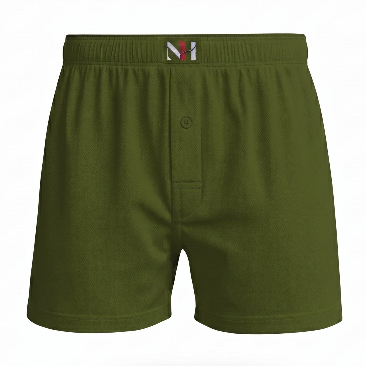 Men's Olive Boxer Shorts