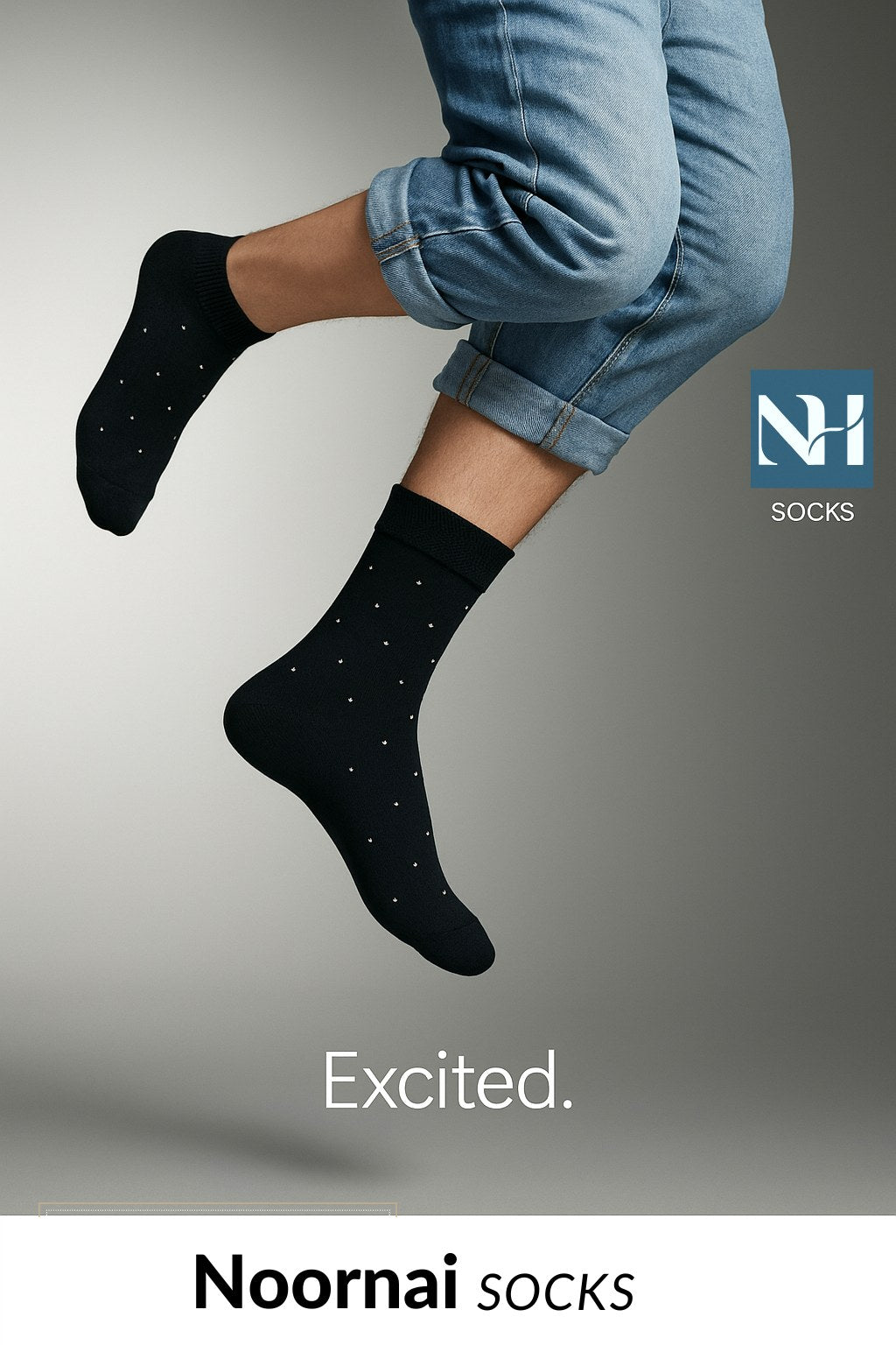 Men's Socks Long Dotted