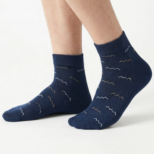Men's Anker Socks Wave-Black