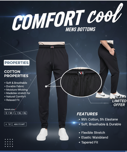 Men jersey Cotton trouser