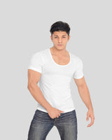 Pack of 3 Men's Summer Cotton Vest (Short Sleeve)
