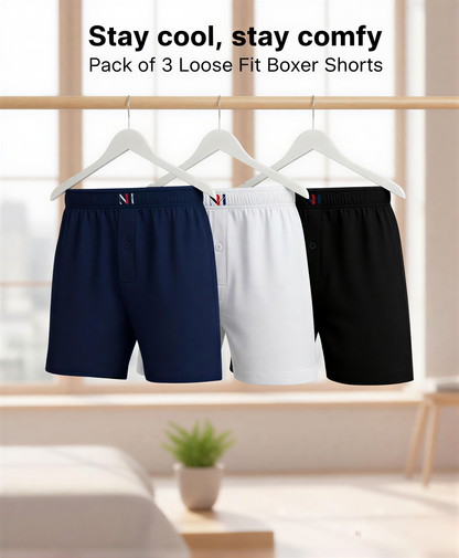 Pack of 3 Men's Boxer Shorts
