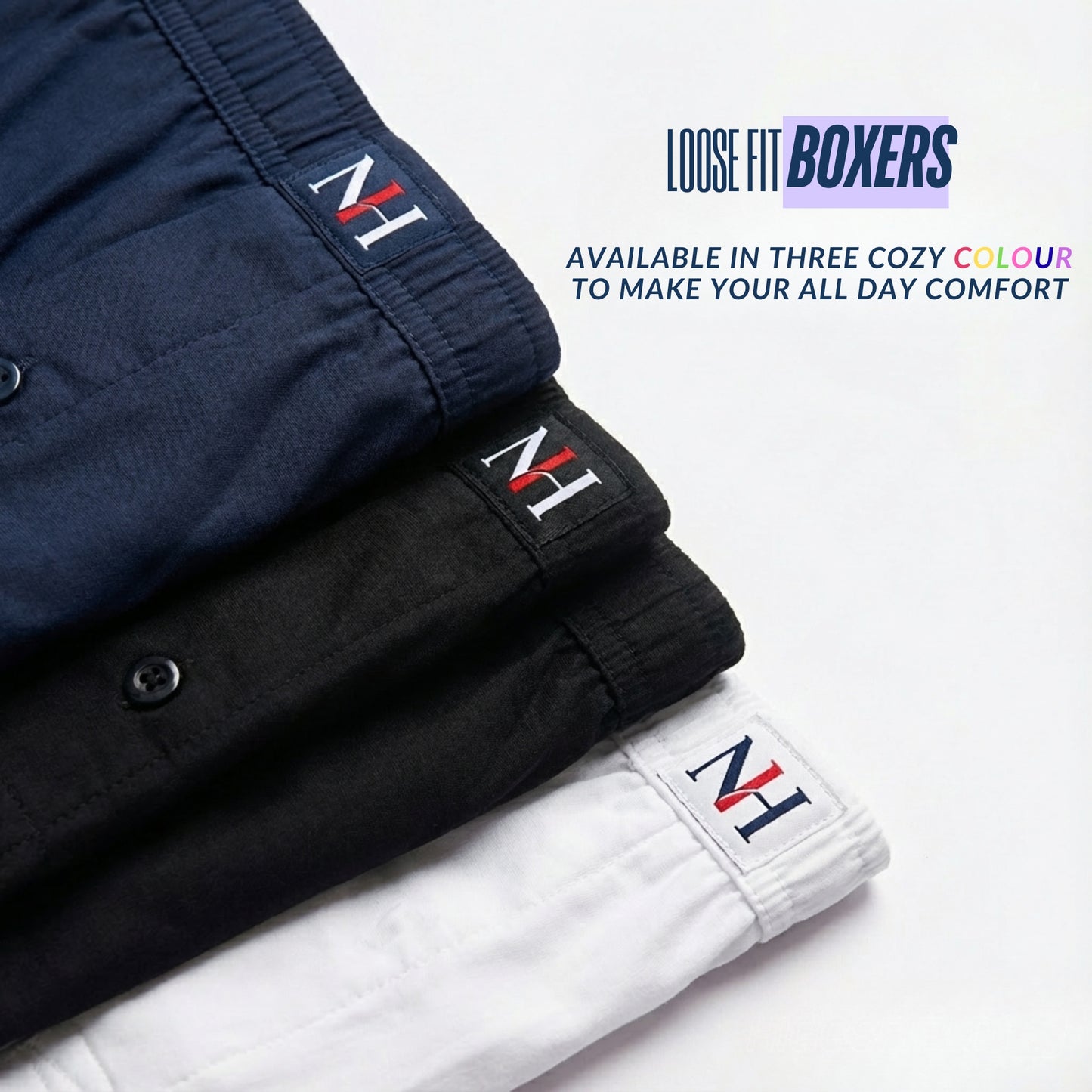 Pack of 3 Men's Boxer Shorts