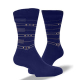 Men's Socks MS4-Blue