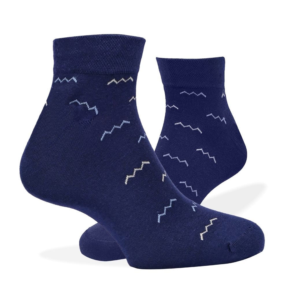 Men's Anker Socks Wave-Blue